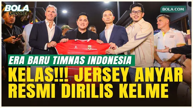 Kelme Perkenalkan Jersey Timnas Indonesia Terbaru, Tampilan Garuda Makin Ikonik!
