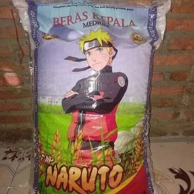 6 Merek Beras Gambar Anime Ini Nyeleneh Banget, Bikin Heran