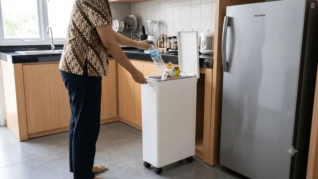 Desain Tempat Sampah Tersembunyi