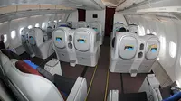 Kabin Kelas Bisnis Garuda Indonesia Aribus A330 (samchuiphotos.com)