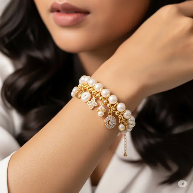 Contoh Model Gelang Mutiara. Foto: Gemini