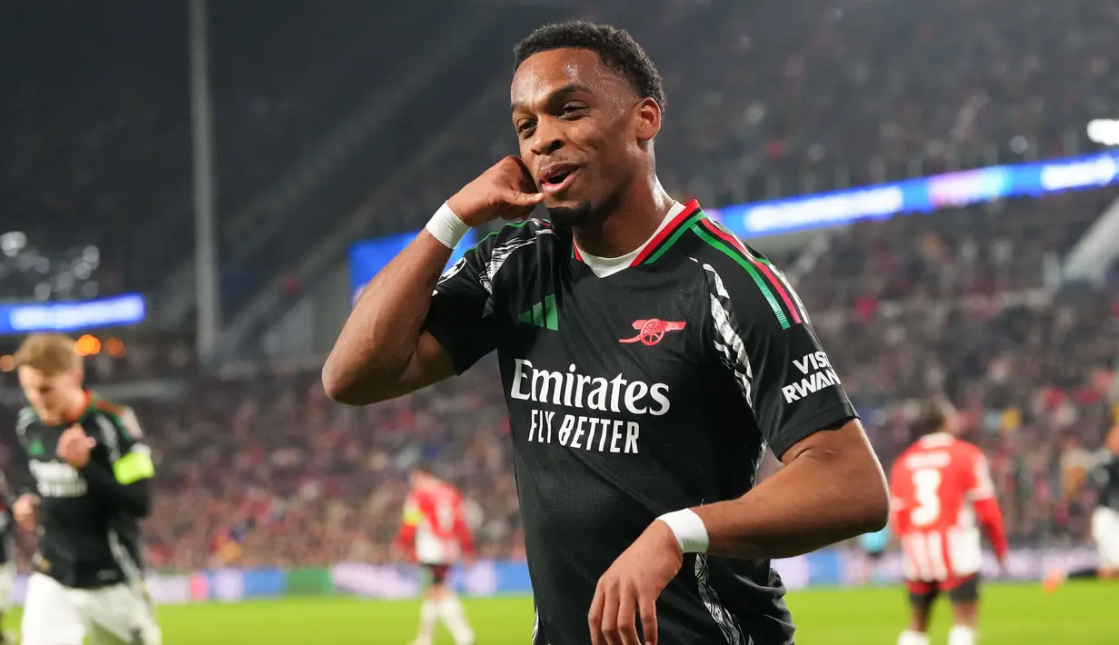 Berkat hasil ini, Arsenal sangat difavoritkan lolos ke perempat final. Arsenal akan ganti menjadi tuan rumah dalam laga leg kedua yang digelar tengah pekan depan. (AP Photo/Peter Dejong)