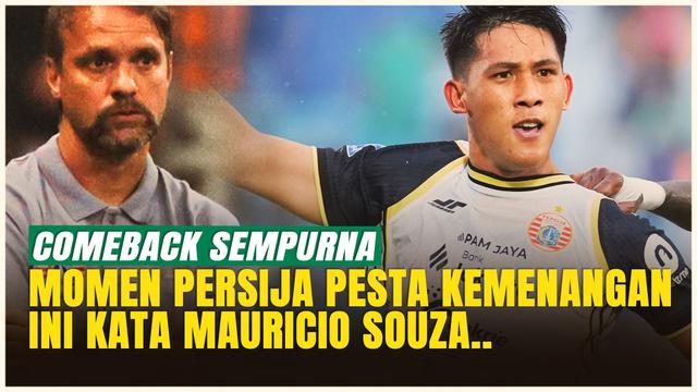 Taklukan Arema FC, Persija Jakarta Tampil Perkasa! Momen Selebrasi dan Komentar Mauricio Souza