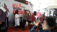 Warga Kepulauan Seribu beri dukungan untuk Ahok. (Liputan6.com/Delvira CH)