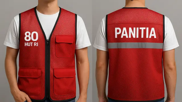 Desain Baju Panitia 17 Agustus yang Keren/ Ilustrasi oleh AI