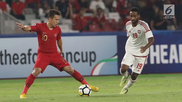 Lawan UEA U-19, Indonesia Unggul 1-0 di Babak Pertama