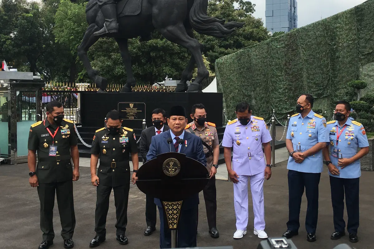 Menteri Pertahanan Prabowo Subianto.