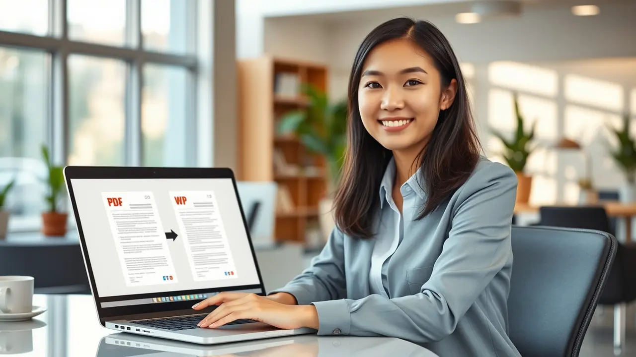cara mengubah pdf ke word di laptop