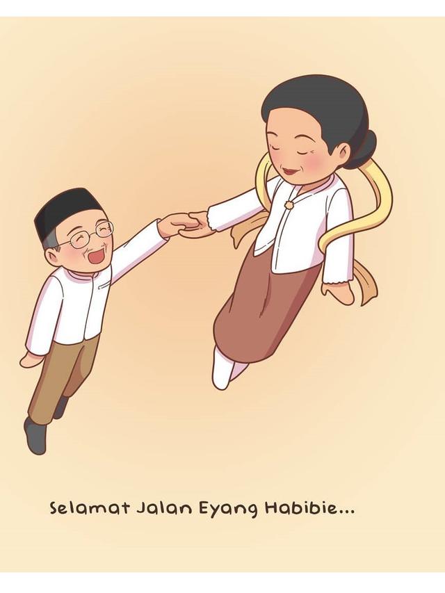 Komik Mengenang BJ Habibie Ini Bikin Haru