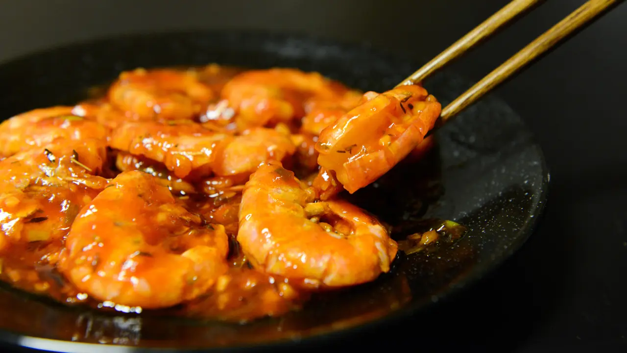 udang asam manis