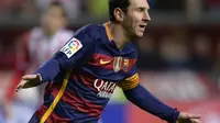Dua Gol Messi Bantu Barcelona Benamkan Gijon