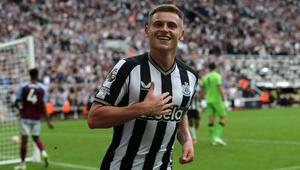 Dipromosikan dari tim akademi Leicester City U-21 ke tim utama The Foxes pada awal musim 2017/2018, Harvey Barnes akhirnya harus menyaksikan timnya terdegradasi pada akhir musim 2022/2023. Ia akhirnya berlabuh ke Newcastle United, salah satu wakil Inggris di Liga Champions musim 2023/2024 dengan nlai transfer 44 juta euro. (AFP/Ian Hodgson)