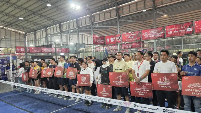 Pembukaan Kejurnas Padel 2026