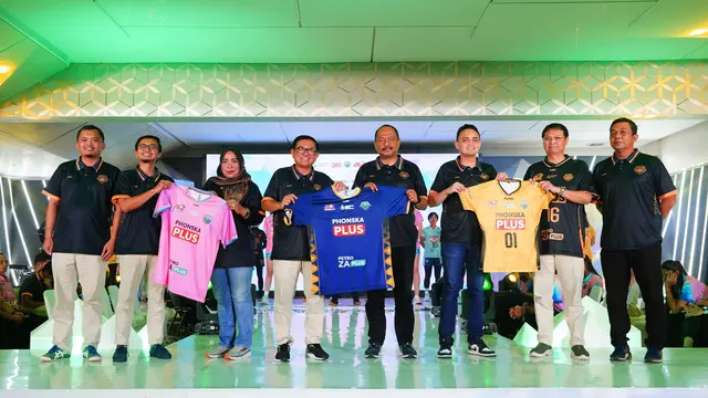 Launching tim Gresik Petrokimia Pupuk Indonesia untuk Proliga 2024