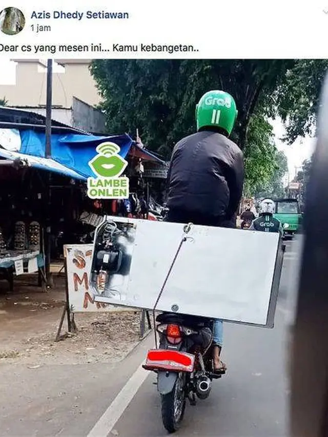 7 Potret Driver Ojek Online Bawa Barang Nyeleneh Ini Bikin Geleng Kepala