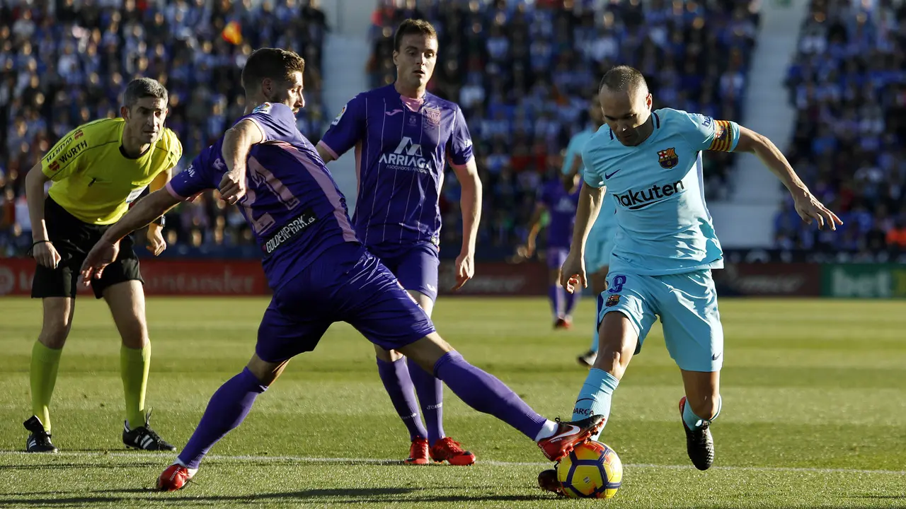 FOTO: Tekuk Leganes, Barcelona Kian Kukuh di Puncak Klasemen
