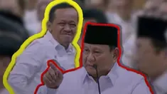 Presiden Prabowo Subianto mengumpulkan para menteri, wakil menteri, kepala lembaga di Istana Kepresidenan, Jakarta, Rabu (8/4). Dalam rapat, Presiden Prabowo menyebut nama Menteri ESDM Bahlil Lahadalia, membahas soal pasokan BBM di Indonesia. Selain disinggung soal stok BBM, Kepala Negara juga me...