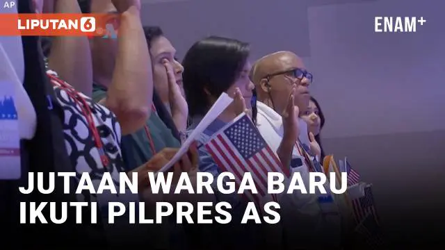 VIDEO: Jutaan Warga Baru Amerika Hasil Naturalisasi Ikut Tentukan Hasil Pilpres