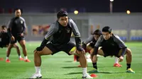 Bek sekaligus kapten Timnas Indonesia Asnawi Mangkualam sudah pulih dari cedera dan dipastikan bisa memperkuat skuad Garuda di laga perdana Piala Asia 2023 kontra Irak pada Senin (15/1/2024). (Dok. PSSI)