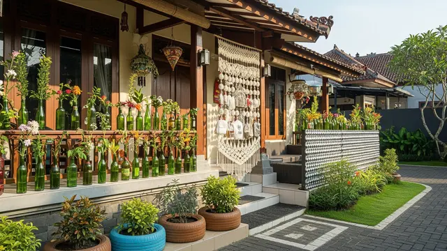 Ide Dekorasi Rumah Murah Meriah tapi Terlihat Mahal di 2026 Melalui Penggunaan Barang Bekas Daur Ulang