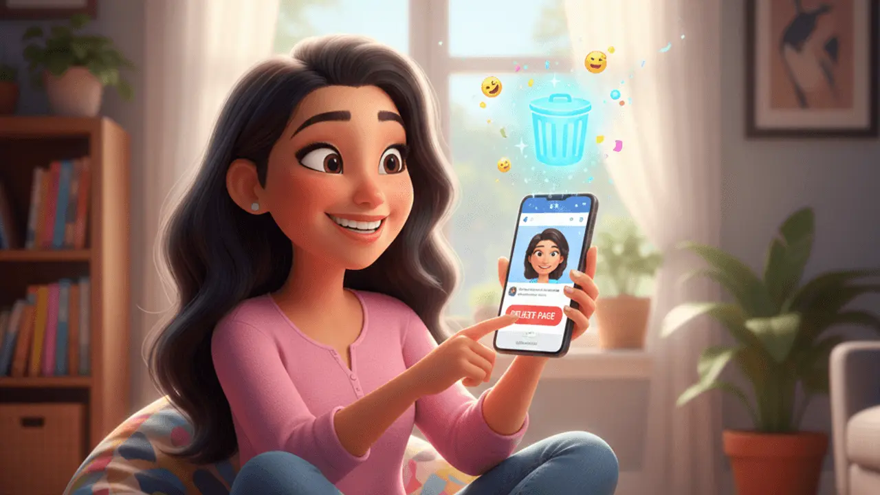 Cara Menghapus Halaman Facebook (Ilustrasi AI)