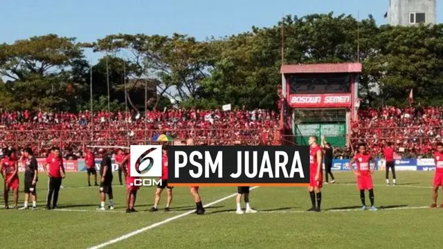 PSM Makassar menjadi juara Piala Indonesia, setelah mengalahkan Persija 2-0 di leg kedua final Piala Indonesia. PSM unggul agregat 2-1 atas Persija.