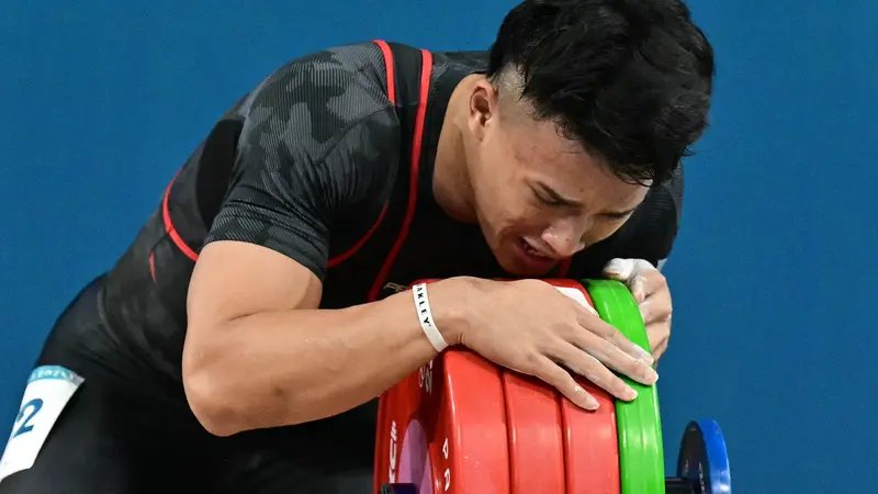 Raih Emas Angkat Besi Olimpiade Paris 2024, Rizki Juniansyah Cetak Sejarah dan Pecahkan Rekor "Clean and Jerk"