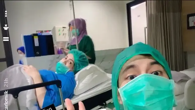 Istri Carlo Milk melahirkan anak kedua (Foto: Instagram/@carlomilk)