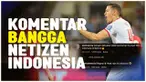 Berita video kumpulan reaksi bangga dari para netizen negara +62, setelah Timnas Indonesia menang atas Vietnam dalam laga putaran kedua Kualifikasi Piala Dunia 2026, Selasa (26/3/2024) malam WIB.