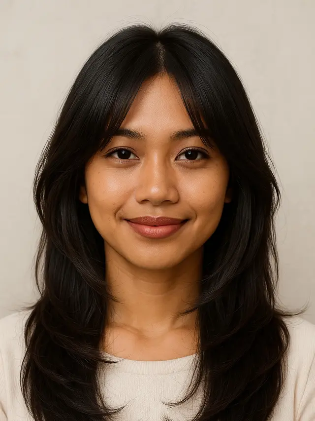 Model Butterfly Cut untuk Rambut Tipis