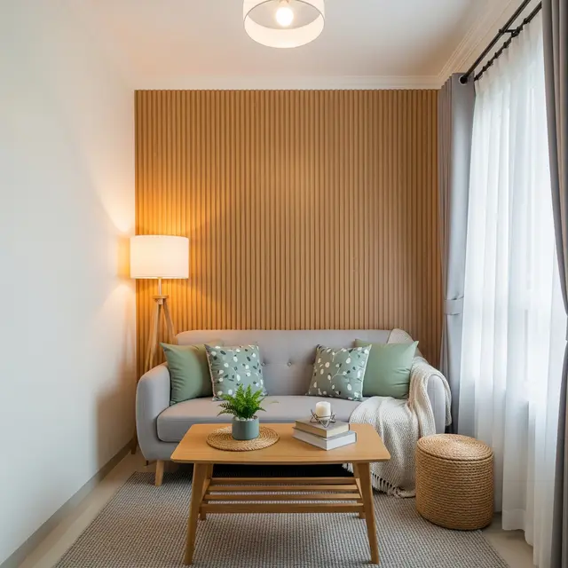 9 Ide Desain Dinding PVC Ruang Tamu, Interior Terlihat Lebih Modern dan Estetik
