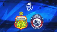 BRI Liga 1: Bhayangkara FC Vs Arema FC (Bola.com/Salsa Dwi Novita)