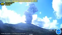 Gunung Ibu Meletus Lagi, Semburkan Abu Vulkanik 3.000 Meter, Waspada Radius Bahaya