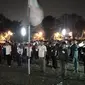 Semarakkan HUT ke-70 RI, lomba Hormat Bendera 17 Jam digelar di Bogor. (Liputan6.com/Bima Firmansyah)