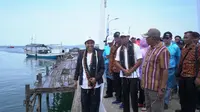 Menteri Badan Usaha Milik Negara (BUMN), Rini M Soemarno meresmikan Kapal Motor Penumpang (KMP) Komodo dan Dermaga Pulau Rinca di Labuan Bajo, NTT. Dok Kementerian BUMN