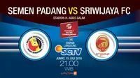 Semen Padang vs Sriwijaya FC (Liputan6.com/Abdillah)