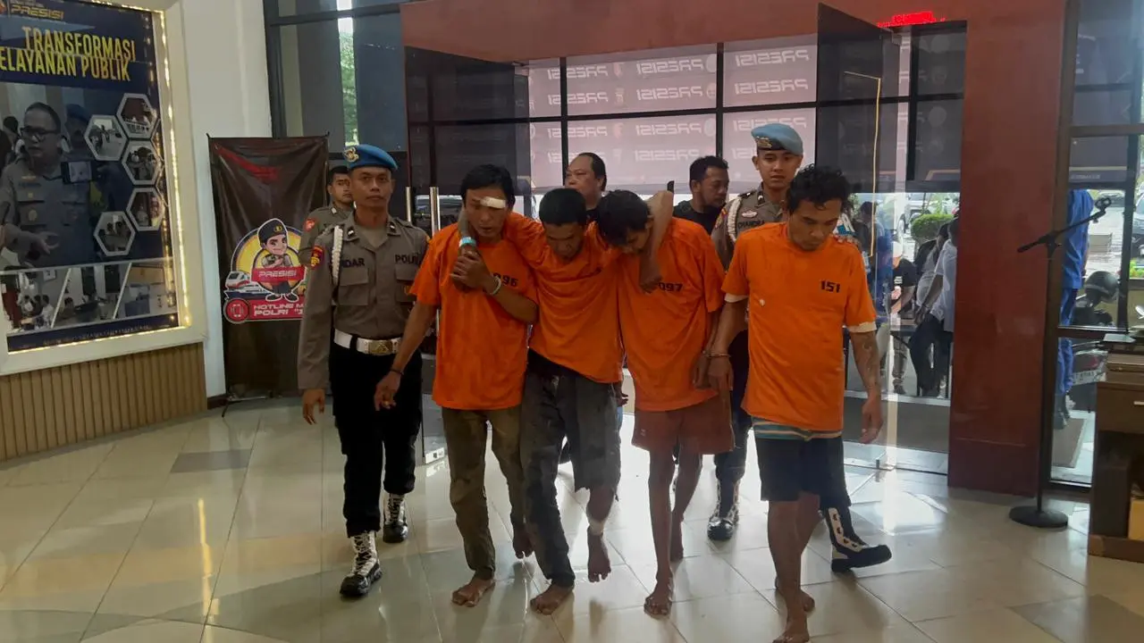 Komplotan pencuri spesialis rumah kosong di Samarinda