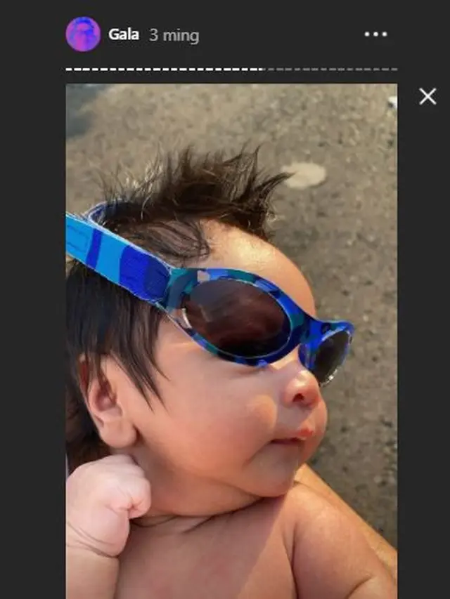 Potret 6 Bayi Artis Berjemur Pakai Kacamata, Lucu Bikin Gemas
