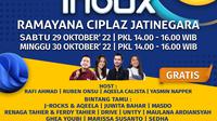 Inbox tayangan spesial di SCTV setiap akhir pekan, Sabtu-Minggu (29-30 Oktober 2022) tayang dari Cityplaza Jatinegara, Jakarta
