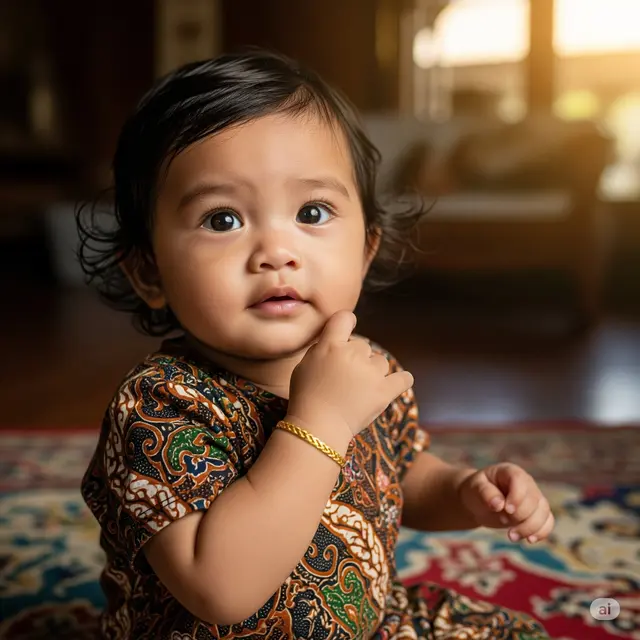 Model Gelang Bayi Perempuan 14 Bulan. Foto: Gemini