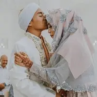 Taqy Malik dan Salmafina saat pernikahan (Instagram/@taqy_malik)