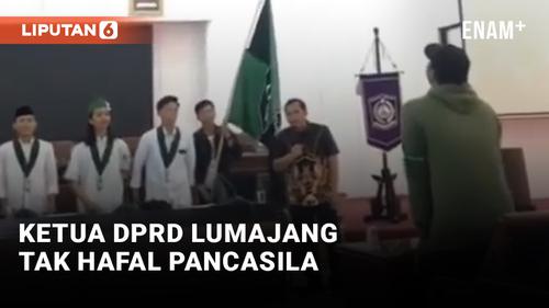 VIDEO: Geger! Ketua DPRD Tidak Hafal Pancasila