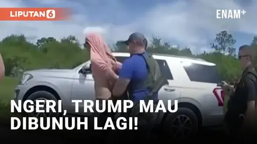 VIDEO: Begini Kronologi Upaya Pembunuhan Kedua Donald Trump