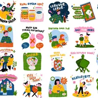 Stiker WhatsApp bertemakan Ramadan dan Idul Fitri | WhatsApp Indonesia