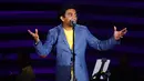 Glenn Fredly turut tampil di panggung Java Jazz Festival 2017 pada hari ke-3.  Membuka penampilannya saat itu, Glenn menyanyikan lagu yang berjudul How Can I. DIsusul beberapa lagu lainnya sampai di ujung penampilannya. (Syaiful Bahri/Bintang.com)
