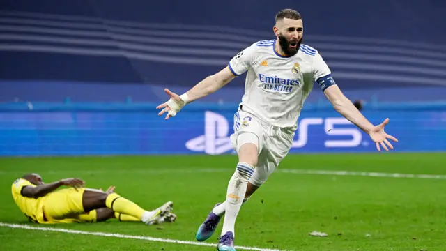 Foto: Karim Benzema Lagi-Lagi Jadi Petaka Bagi Chelsea, Real Madrid Genggam Tiket Semifinal Liga Champions