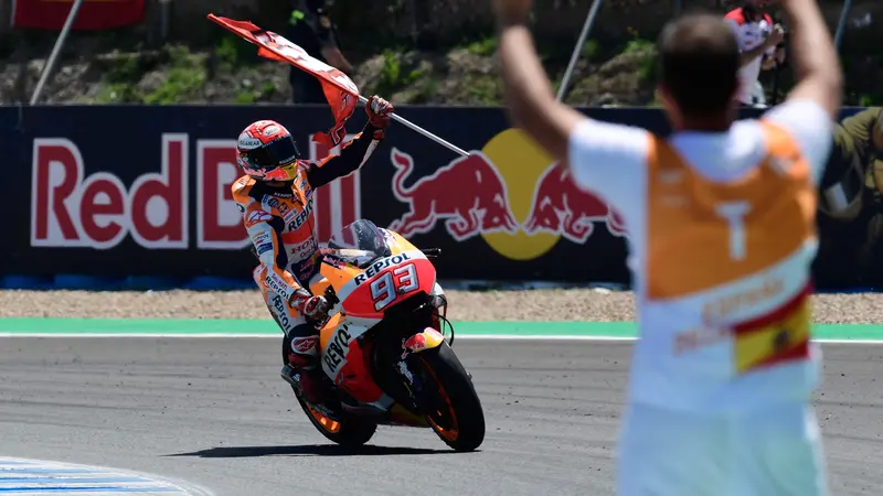 Kemenangan Marc Marquez di MotoGP Spanyol