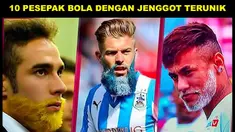 Video pemain sepak bola dengan jenggot terunik, salah satunya Neymar sebelum ke Barcelona dia pernah berjenggot.