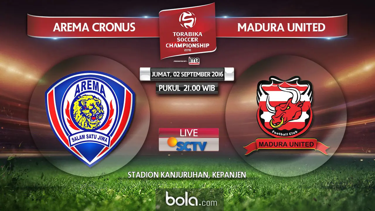 Arema Cronus Vs Madura United (Bola.com/Adreanus Titus)