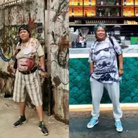 Di podcast Deddy Corbuzier, Suti Karno mengaku kerap tampil bergaya tomboi sejak kecil. Bahkan, dia sempat memiliki akta lahir-laki-laki. Berikut potret penampilannya! (Instagram/sutykarno).